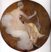 Galland Pierre Victor Esquisse peinte,la Musique ou Joueuse de lyre oil painting picture wholesale